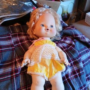 Mattel Doll with Yellow Outfit and Blonde Hair Mattel Inc. USA 1975 Doll Blonde